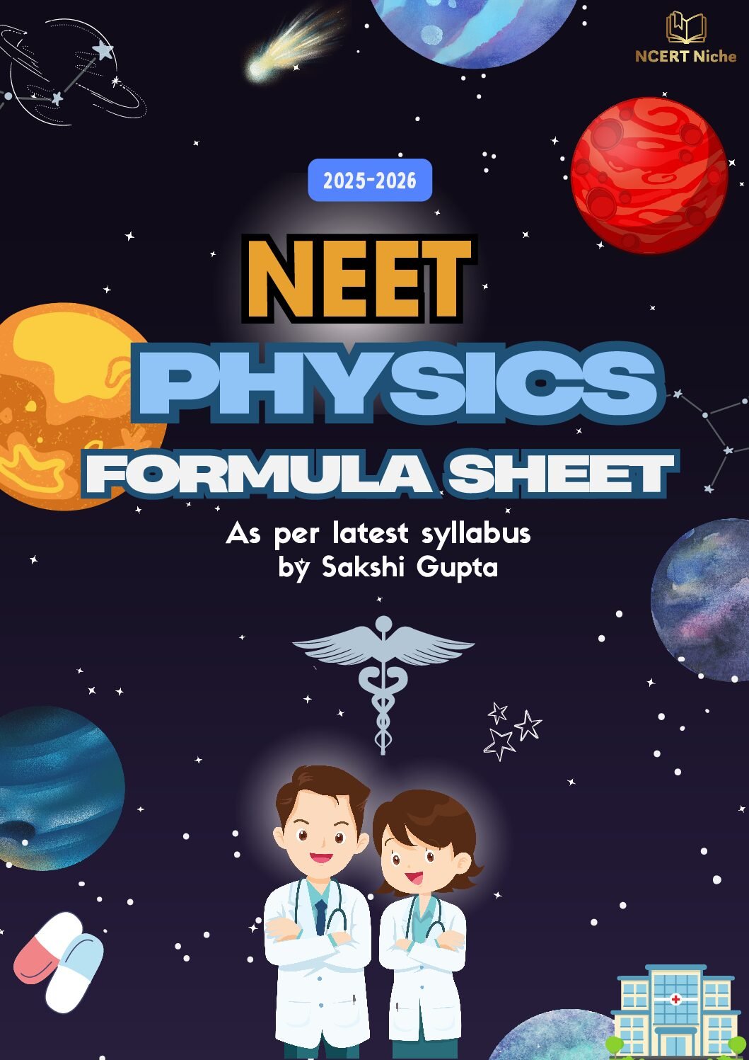 NEET Physics Formula Sheet | Digital Ebook for NEET 2026